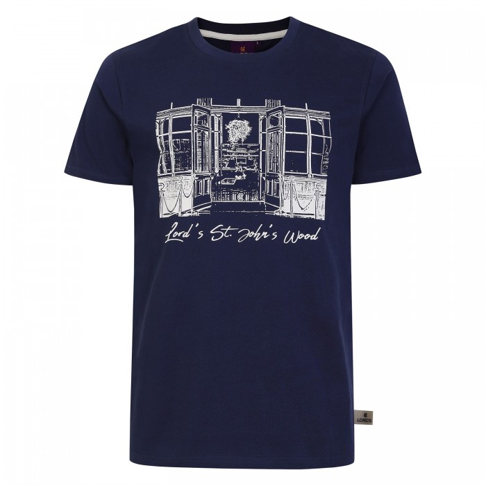 Lord's Sketch 'The Long Room' T-shirt - Men's