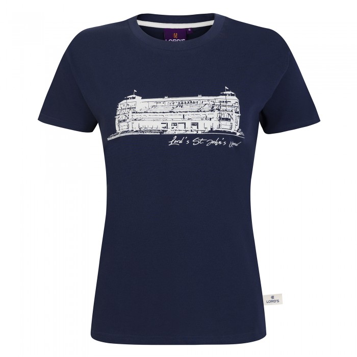 Lord's Sketch Pavilion T-shirt - Women's