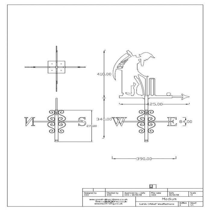 Father Time Weathervane