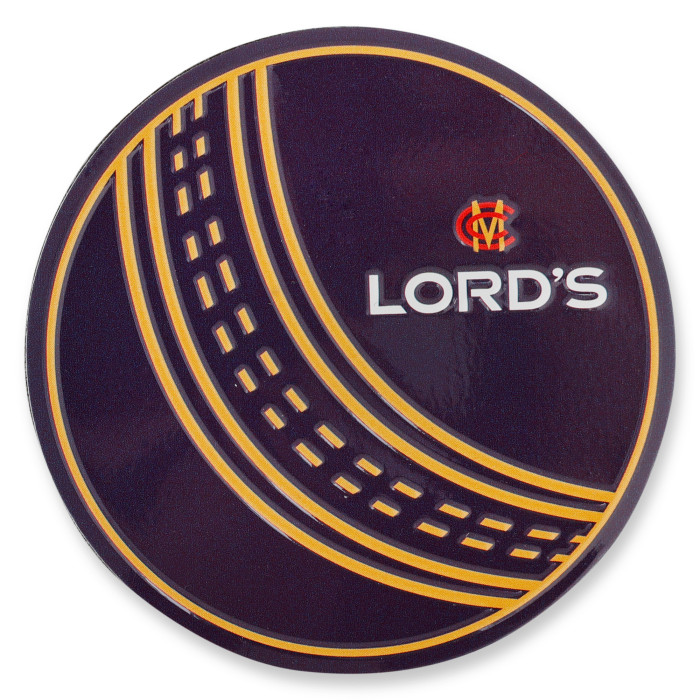Lord's Metal Cricket Ball Magnet