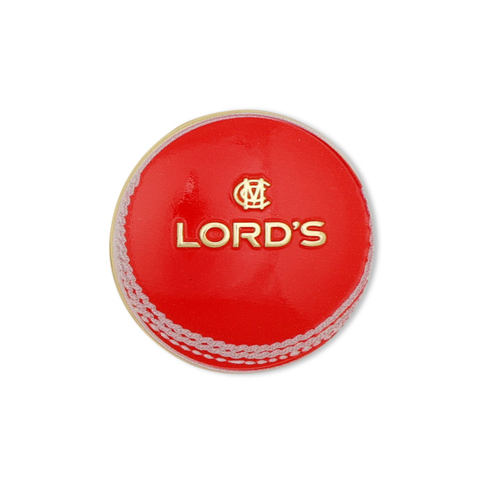 Lord's Cricket Ball Pin Badge