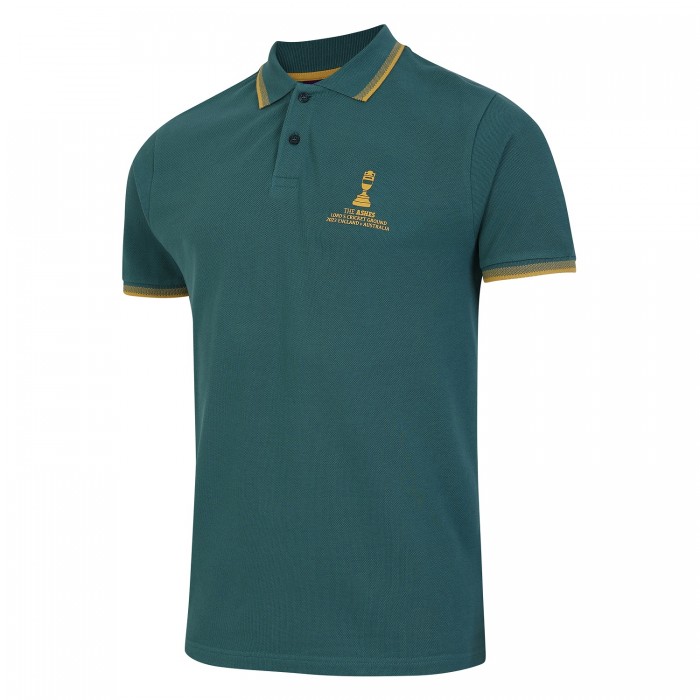 Men`s Ashes Small Logo Polo - Australia Men`s Ashes Small Logo Polo - Australia
